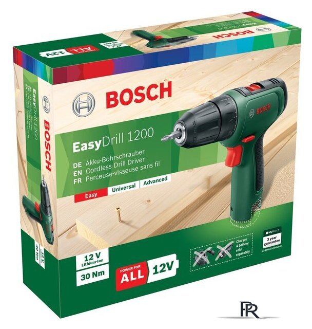Дрель-шуруповерт Bosch EasyDrill 1200 06039D3005 (без АКБ) - Изображение №4 — Интернет-магазин ПроЗаказ