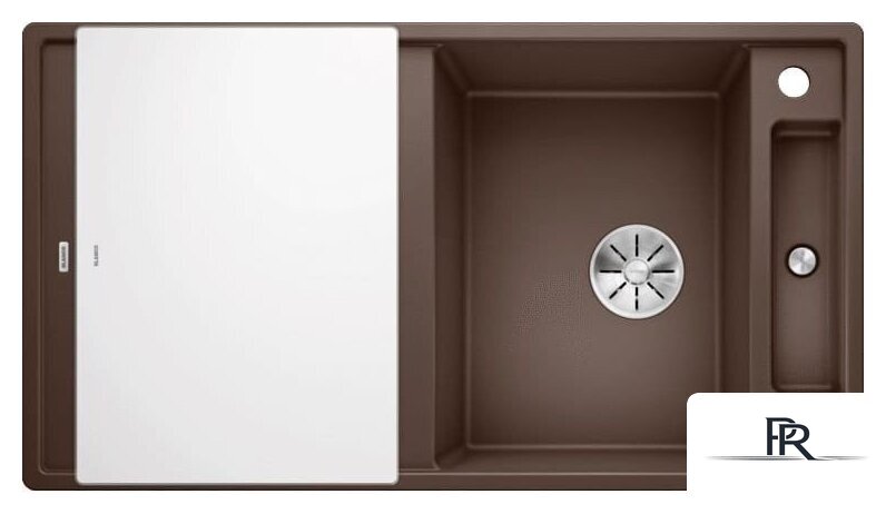 Кухонная мойка Blanco Axia III 5 S 523224 (кофе, стеклянная доска) - Изображение №3 — Интернет-магазин ПроЗаказ