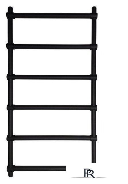 Полотенцесушитель Fincopper FCL 90x50 Ral 9005 (нижнее подключение, черный) - Изображение №1 — Интернет-магазин ПроЗаказ