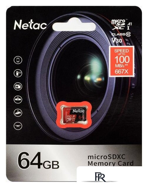 Карта памяти Netac P500 Extreme Pro 64GB NT02P500PRO-064G-S - Изображение №5 — Интернет-магазин ПроЗаказ