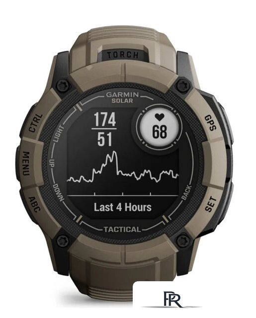 Умные часы Garmin Instinct 2x Solar Tactical Edition (светло-коричневый) - Изображение №4 — Интернет-магазин ПроЗаказ