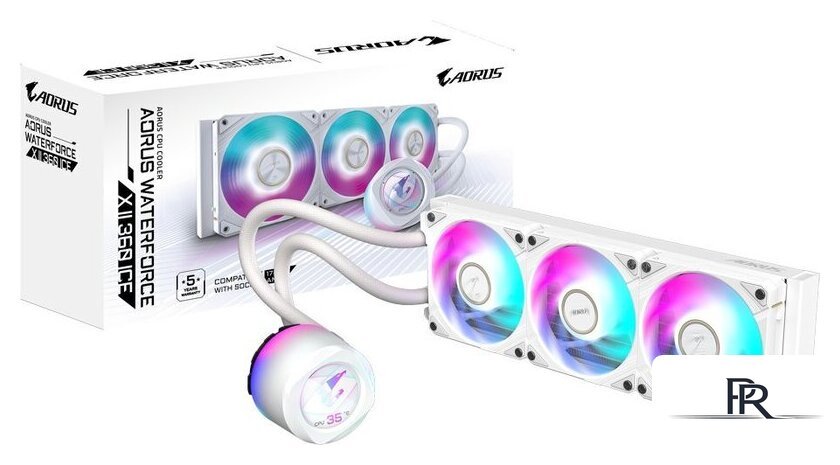 Система жидкостного охлаждения для процессора Gigabyte Aorus Waterforce X II 360 Ice - Изображение №5 — Интернет-магазин ПроЗаказ