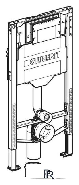 Инсталляция для унитаза Geberit Duofix 111.922.00.6 - Изображение №2 — Интернет-магазин ПроЗаказ