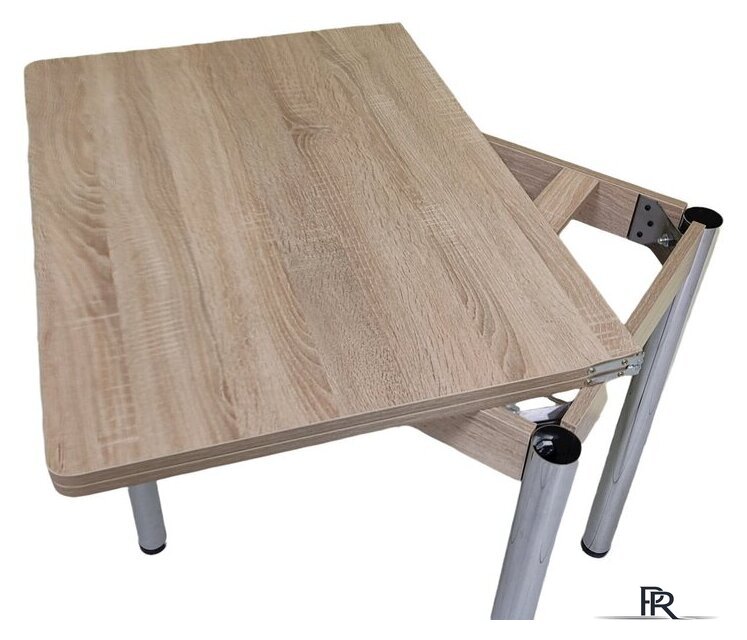 Кухонный стол СВД Юнио 80x60-120 012.Д2.Х (дуб сонома) - Изображение №2 — Интернет-магазин ПроЗаказ