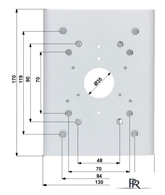 Крепление для камер видеонаблюдения Dahua DH-PFA150 - Изображение №3 — Интернет-магазин ПроЗаказ