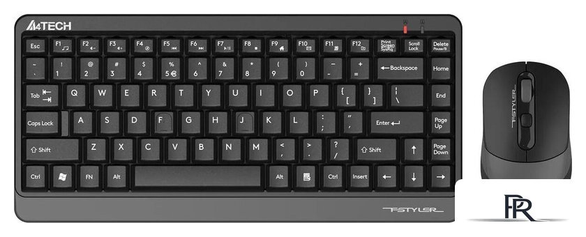 Офисный набор A4Tech Fstyler FG1110 (черный/серый) - Изображение №1 — Интернет-магазин ПроЗаказ