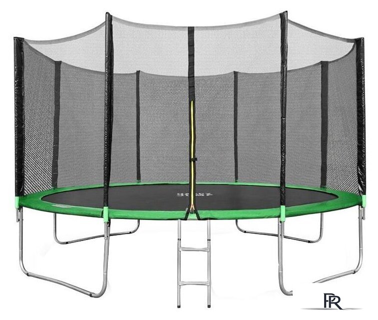 Батут Happy Jump 14ft Pro 435 см с внешней сеткой и лестницей - Изображение №1 — Интернет-магазин ПроЗаказ