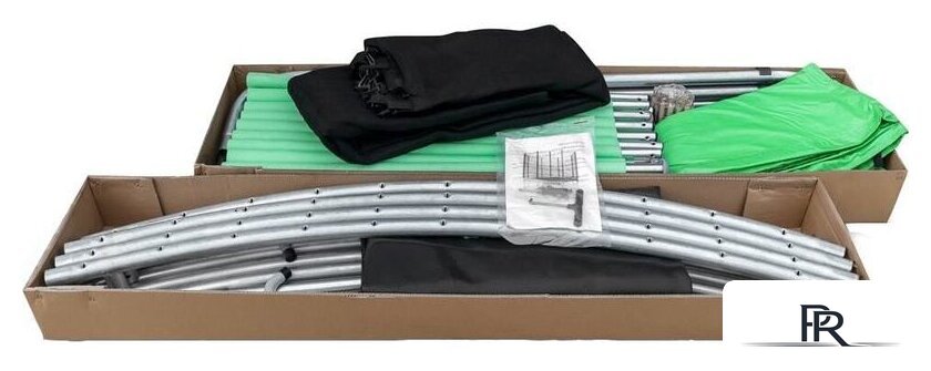 Батут Happy Jump 14ft Pro 435 см с внешней сеткой и лестницей - Изображение №4 — Интернет-магазин ПроЗаказ