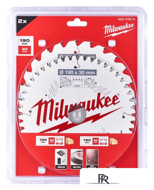 Набор пильных дисков Milwaukee 4932479574 - Изображение №1 — Интернет-магазин ПроЗаказ