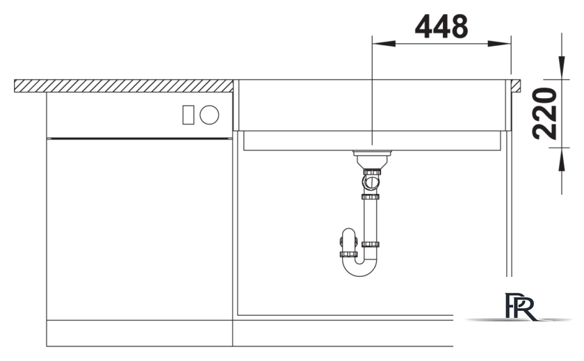 Кухонная мойка Blanco Vintera XL 9-UF 526110 (черный) - Изображение №4 — Интернет-магазин ПроЗаказ