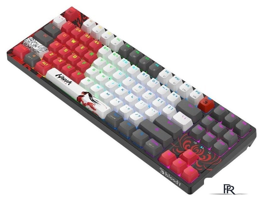 Клавиатура A4Tech Bloody WS87 Naraka (Bloody BLMS Red Plus) - Изображение №4 — Интернет-магазин ПроЗаказ