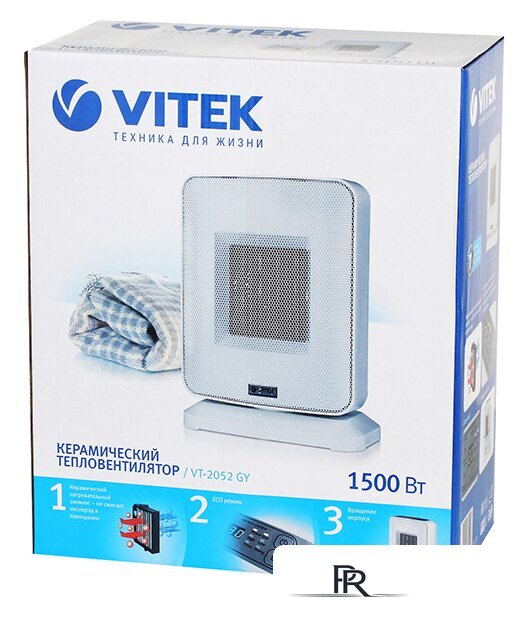 Тепловентилятор Vitek VT-2052 GY - Изображение №3 — Интернет-магазин ПроЗаказ