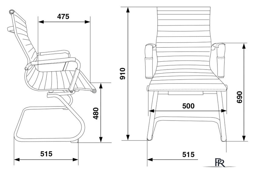 Офисный стул Бюрократ CH-883-LOW-V (черный) - Изображение №2 — Интернет-магазин ПроЗаказ