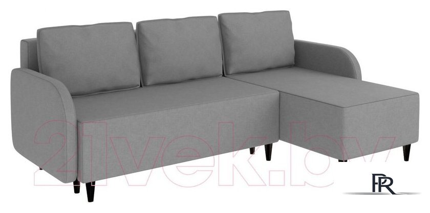 Угловой диван Mio Tesoro Velke SB3CHL (Malmo 90 Grey) - Изображение №1 — Интернет-магазин ПроЗаказ