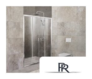 Душевая дверь BelBagno Unique-BF-2-150/180-P-Cr (матовое стекло) - Изображение №1 — Интернет-магазин ПроЗаказ