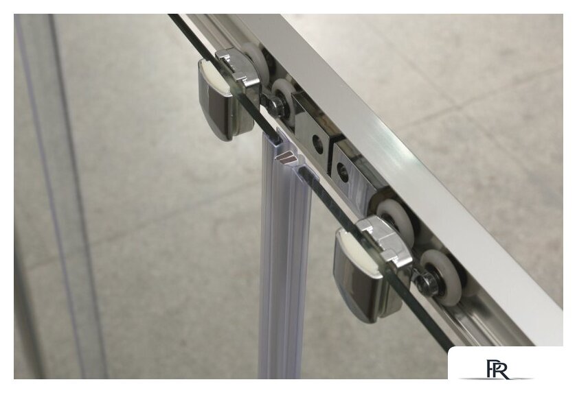 Душевая дверь BelBagno Unique-BF-2-150/180-P-Cr (матовое стекло) - Изображение №3 — Интернет-магазин ПроЗаказ
