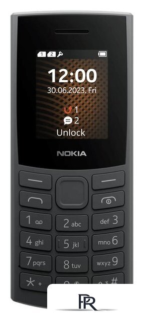 Кнопочный телефон Nokia 106 (2023) Dual SIM TA-1564 (угольный) - Изображение №2 — Интернет-магазин ПроЗаказ
