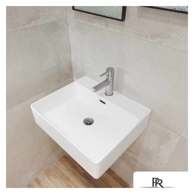 Умывальник Lauter 21478 + клапан 21190W + сифон 21635W (белый матовый) - Изображение №8 — Интернет-магазин ПроЗаказ