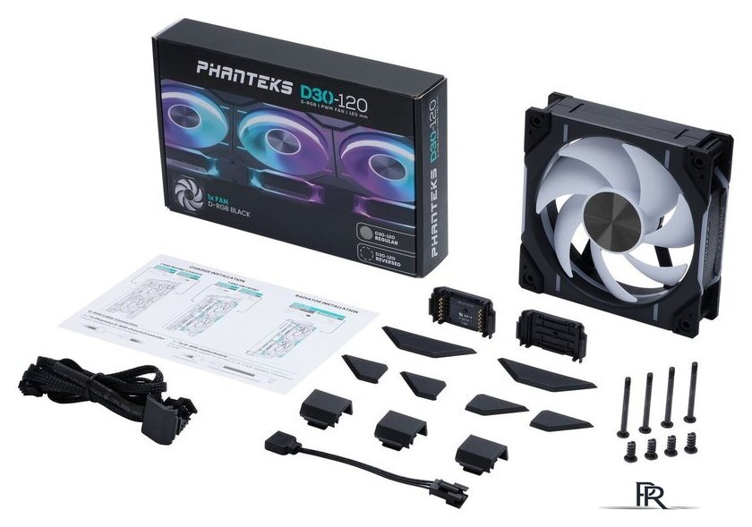 Вентилятор для корпуса Phanteks D30-120 D-RGB Regular Black PH-F120D30_DRGB_PWM_BK01 - Изображение №9 — Интернет-магазин ПроЗаказ
