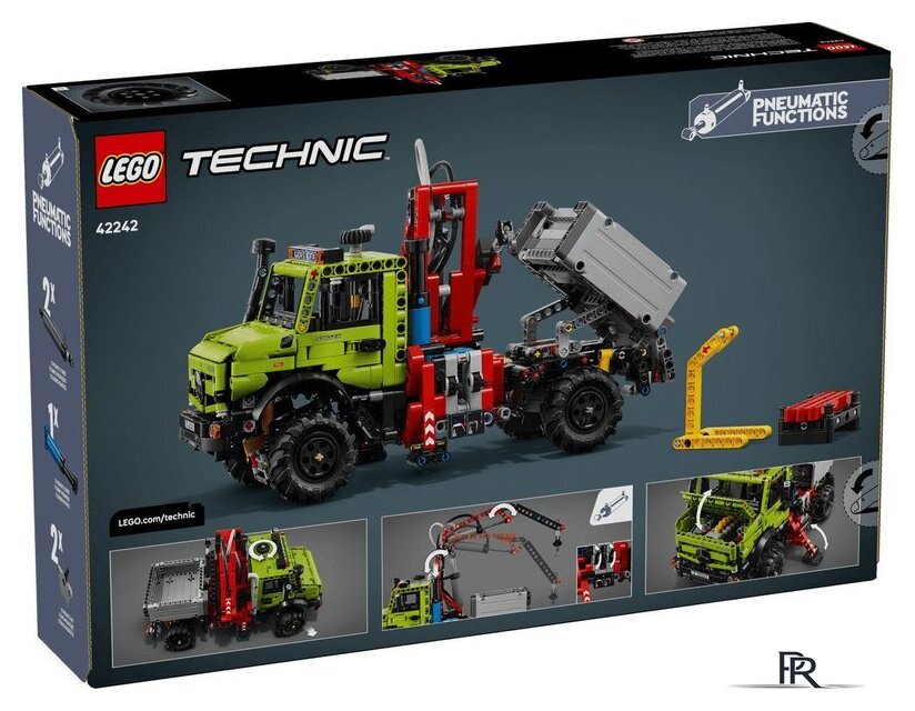 Конструктор LEGO 42242 Грузовик Mercedes-Benz Unimog U 5023 с краном - Изображение №14 — Интернет-магазин ПроЗаказ