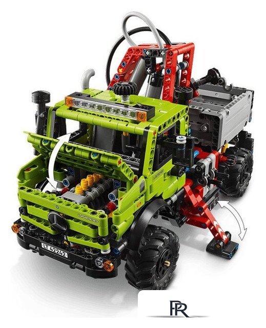 Конструктор LEGO 42242 Грузовик Mercedes-Benz Unimog U 5023 с краном - Изображение №8 — Интернет-магазин ПроЗаказ
