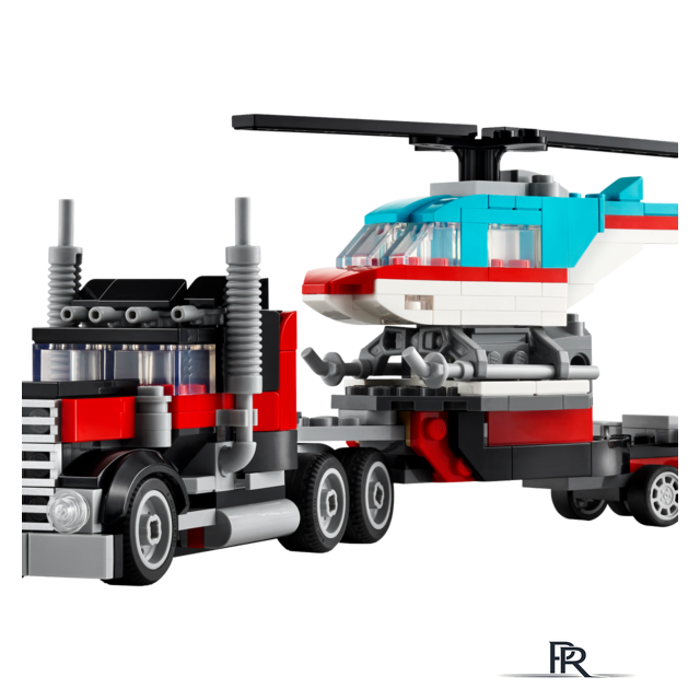 Конструктор LEGO Creator 31146 Грузовик-платформа с вертолетом 3в1 - Изображение №2 — Интернет-магазин ПроЗаказ