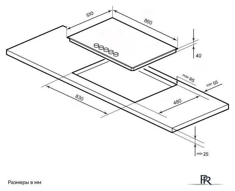 Варочная панель LEX GVG 954 BBL - Изображение №4 — Интернет-магазин ПроЗаказ