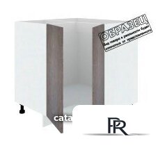 Шкаф напольный Кортекс-мебель Корнелия Лира НШУ без столешницы угловой (капучино) - Изображение №2 — Интернет-магазин ПроЗаказ