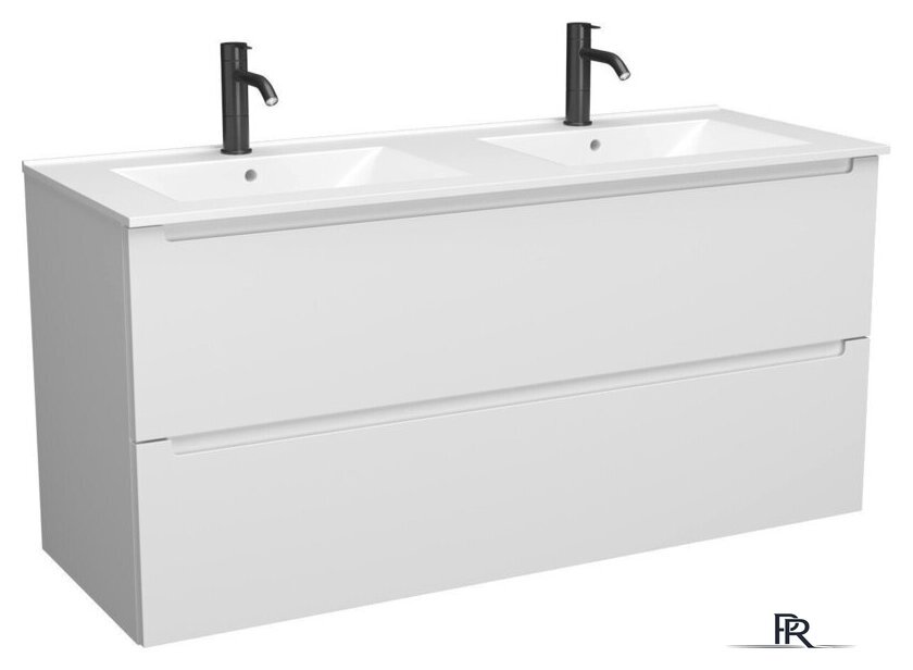  ЗОВ Тумба с умывальником Дион 120 D120LWP0M9003MKV5-OL120 (белый матовый) - Изображение №1 — Интернет-магазин ПроЗаказ