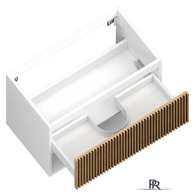  ЗОВ Тумба под умывальник Кито-2 100 2K100LW0MRM (белый/тростник) - Изображение №2 — Интернет-магазин ПроЗаказ