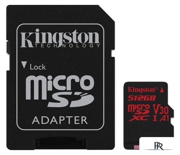 Карта памяти Kingston Canvas React SDCR/512GB microSDXC 512GB + адаптер - Изображение №1 — Интернет-магазин ПроЗаказ