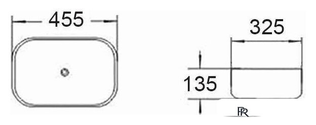 Умывальник Mexen Rita MEX-21084501 - Изображение №2 — Интернет-магазин ПроЗаказ