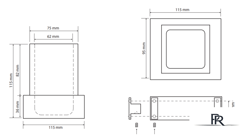 Стакан для зубной щетки и пасты Bemeta Gamma 145411012 - Изображение №2 — Интернет-магазин ПроЗаказ