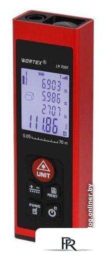 Лазерный дальномер Wortex LR 7001 1329390 - Изображение №1 — Интернет-магазин ПроЗаказ