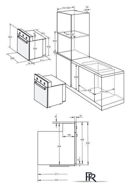 Электрический духовой шкаф Darina 1U BDE111 707 AT - Изображение №2 — Интернет-магазин ПроЗаказ