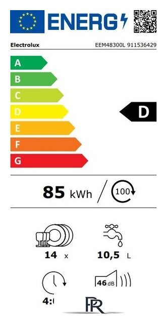 Встраиваемая посудомоечная машина Electrolux EEM48300L - Изображение №2 — Интернет-магазин ПроЗаказ
