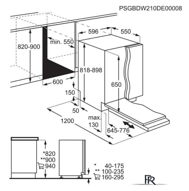 Встраиваемая посудомоечная машина Electrolux EEM48300L - Изображение №3 — Интернет-магазин ПроЗаказ
