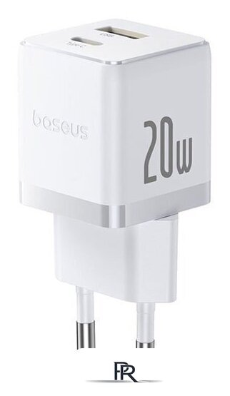 Сетевое зарядное Baseus Palm Fast Charger C+U 20W EU P10111608213-00 (белый) - Изображение №1 — Интернет-магазин ПроЗаказ