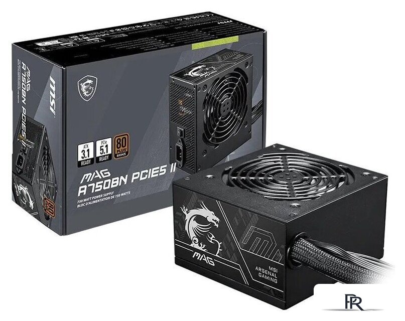 Блок питания MSI MAG A750BN PCIE5 II - Изображение №5 — Интернет-магазин ПроЗаказ