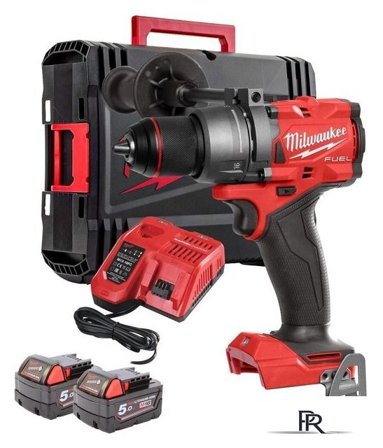 Ударная дрель-шуруповерт Milwaukee M18 FUEL M18FPD3-502X 4933479860 (с 2-мя АКБ, кейс) - Изображение №1 — Интернет-магазин ПроЗаказ