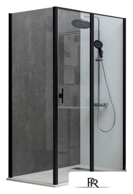 Душевой уголок Allen Brau Priority 120x90 304231 (черный браш) - Изображение №1 — Интернет-магазин ПроЗаказ