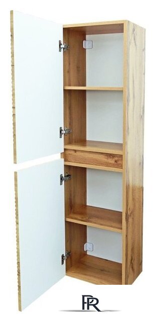  Doratiz Шкаф-пенал для ванной Сицилия 40 2712.312 (дуб вотан, подвесной) - Изображение №9 — Интернет-магазин ПроЗаказ