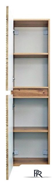  Doratiz Шкаф-пенал для ванной Сицилия 40 2712.312 (дуб вотан, подвесной) - Изображение №8 — Интернет-магазин ПроЗаказ