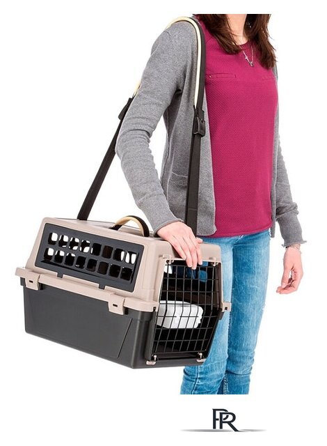 Переноска Ferplast Atlas 10 Trendy Plus (черный) - Изображение №2 — Интернет-магазин ПроЗаказ