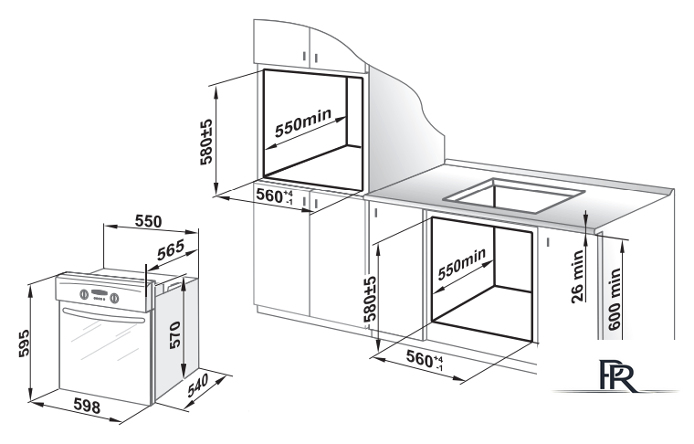 Электрический духовой шкаф GEFEST 622-04 А - Изображение №2 — Интернет-магазин ПроЗаказ