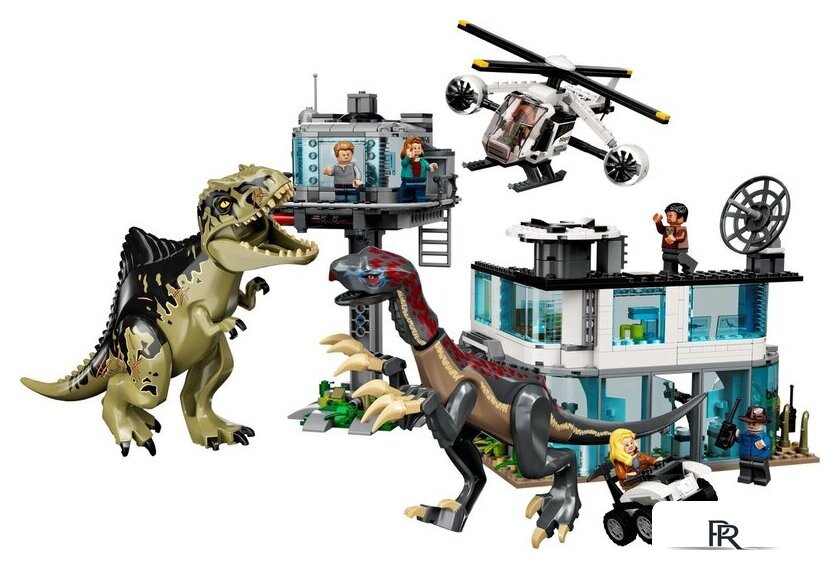Конструктор LEGO Jurassic World 76949 Атака гиганотозавра и теризинозавра - Изображение №2 — Интернет-магазин ПроЗаказ