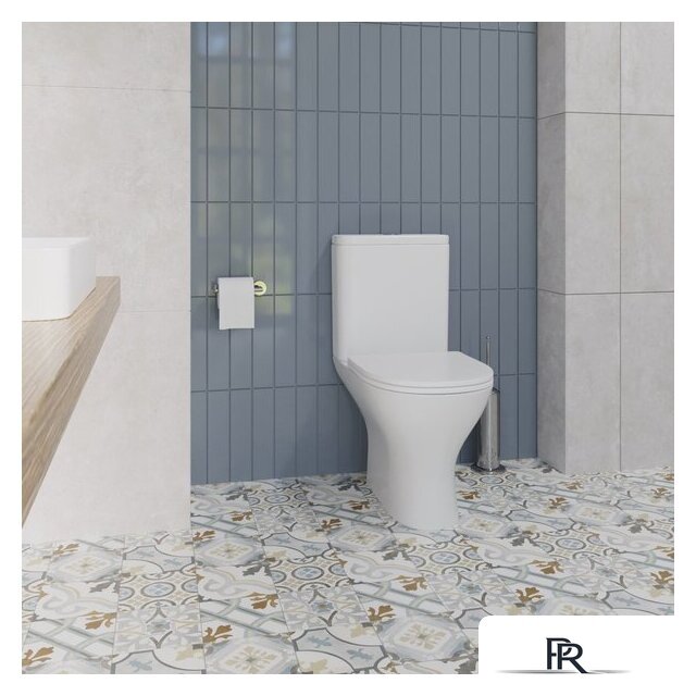 Унитаз напольный Lauter W224 2110224 + гигиенический душ Rainix 21LT7712BM (горизонтальный выпуск) - Изображение №16 — Интернет-магазин ПроЗаказ