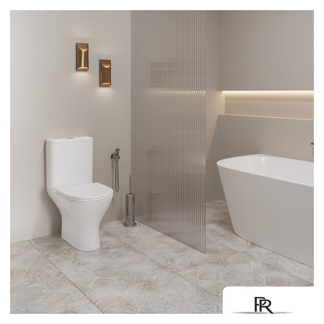 Унитаз напольный Lauter W224 2110224 + гигиенический душ Rainix 21LT7712BM (горизонтальный выпуск) - Изображение №10 — Интернет-магазин ПроЗаказ