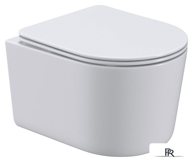 Унитаз подвесной Roxen Simple Compact в комплекте с инсталляцией StounFix Dual Fresh 6 в 1 911522 (кнопка: черный матовый) - Изображение №5 — Интернет-магазин ПроЗаказ