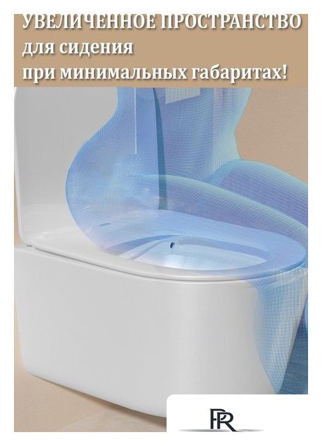 Унитаз подвесной Roxen Simple Compact в комплекте с инсталляцией StounFix Dual Fresh 6 в 1 911522 (кнопка: черный матовый) - Изображение №20 — Интернет-магазин ПроЗаказ